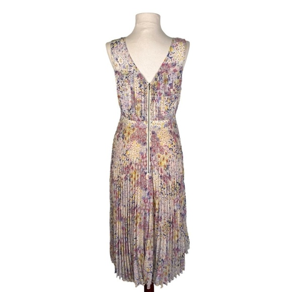 Plenty by Tracy Reese Evanthe Pleated Floral Dress Size 6 - Picture 3 of 11